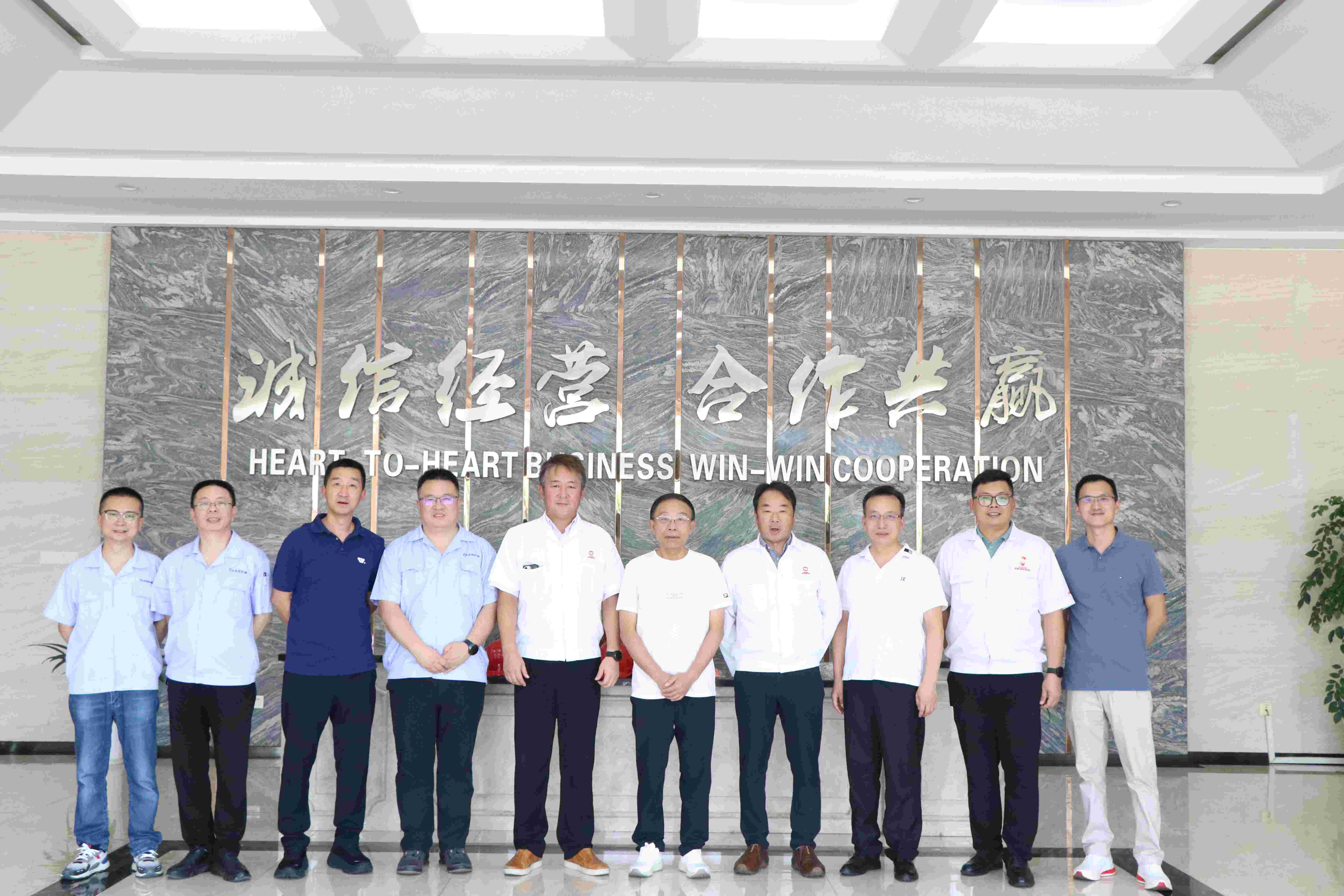 工作交流丨五羊本田高層領(lǐng)導(dǎo)蒞臨志成機械，共謀發(fā)展新篇章！