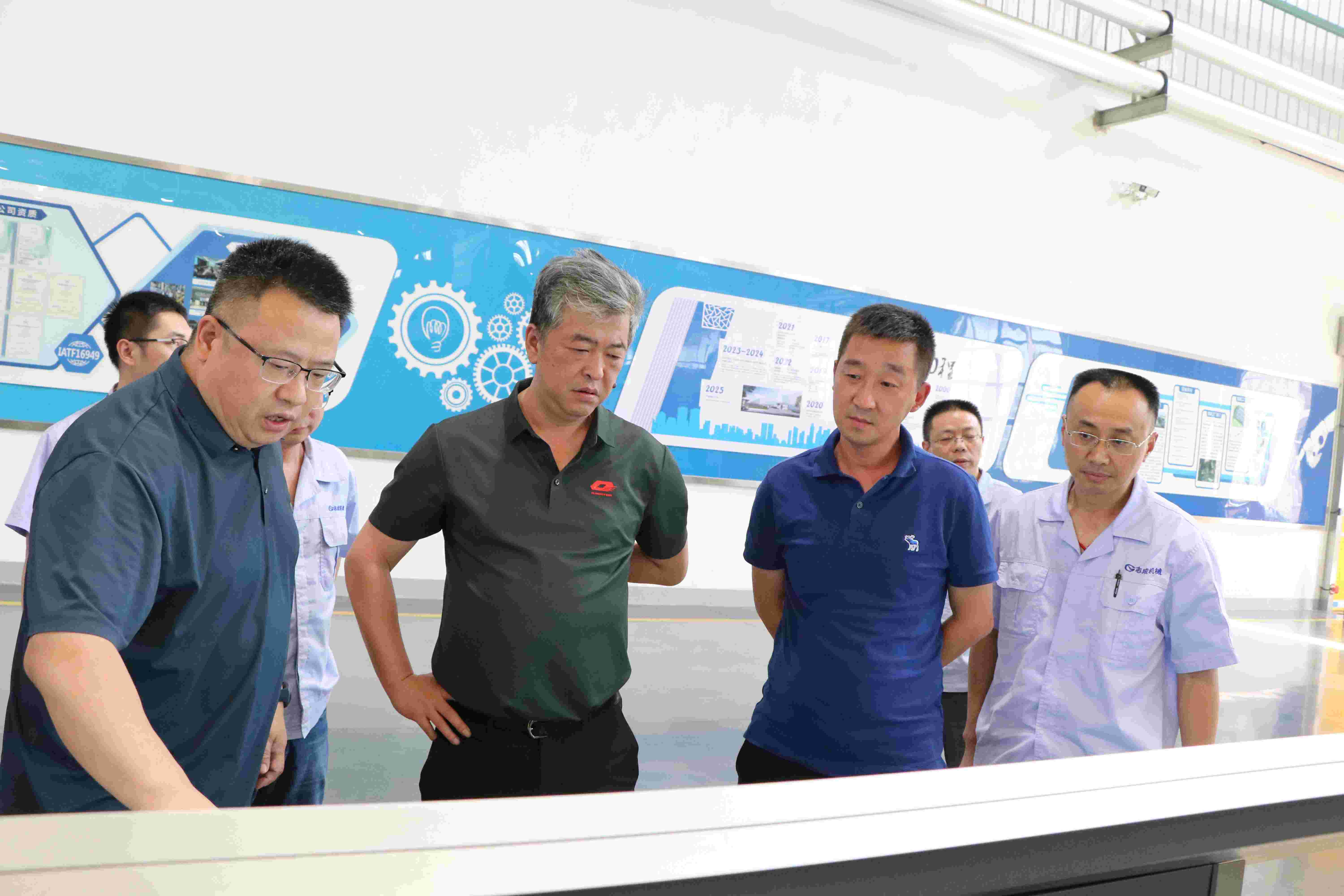 錢江摩托總裁蒞臨志成機械！